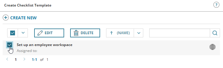 Create a ticket checklist