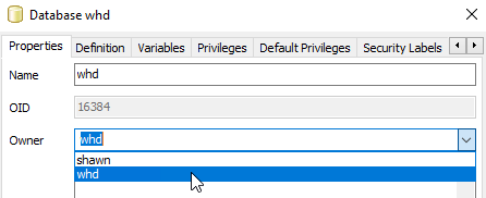 Change the default PostgreSQL database credentials