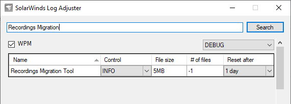 Adjust log level with Log Adjuster Adjust log level with Log Adjuster
