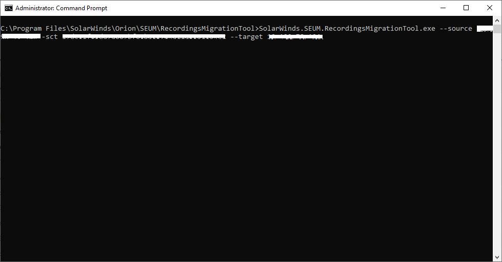 Run the RMT from the command prompt Run the RMT from the command prompt