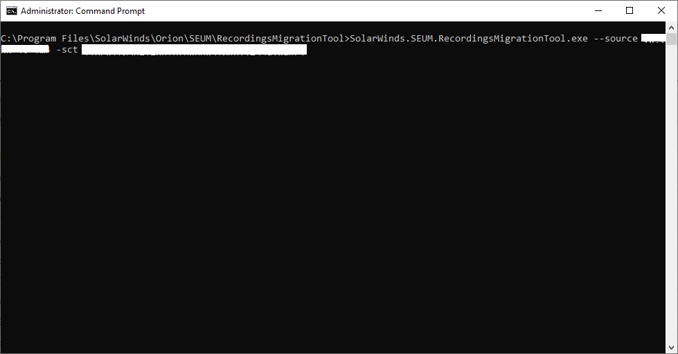 Step 4 - Run the RMT from the Command Prompt Step 4 - Run the RMT from the Command Prompt