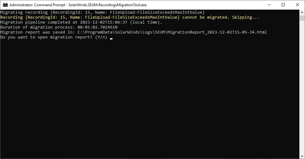 Step 6 - Command prompt Step 6 - Command prompt