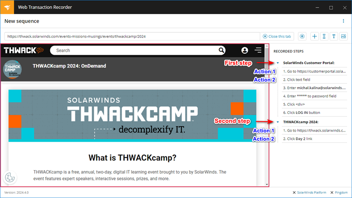 WPM - Sample Recording Steps WPM - Sample Recording Steps