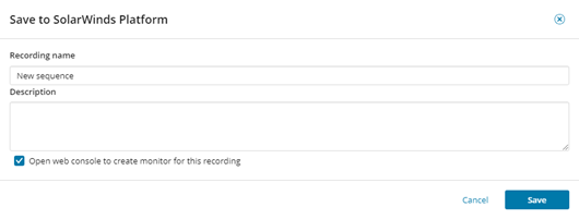 WPM -- Save to SolarWinds Platform Server DB WPM -- Save to SolarWinds Platform Server DB